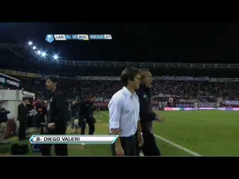 Boca 0 - Lanus 2 Gol Valeri / Fecha 8 Torneo Inicial
