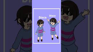 I say disco you say party (Frisk & Sans ver.) #Shorts