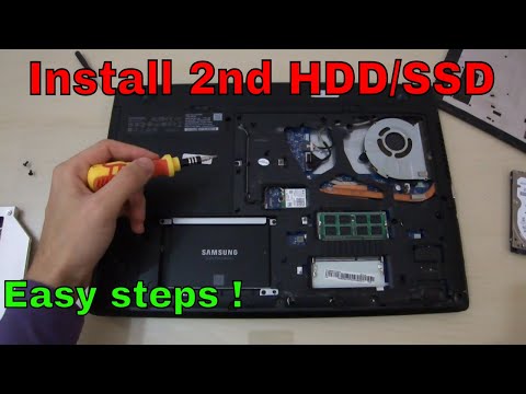 Lenovo G50 how to install two HDD / SSD using caddy