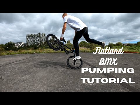 HOW TO FLATLAND BMX | Pumping (Rolling, Spinning, One & Two Footed)
