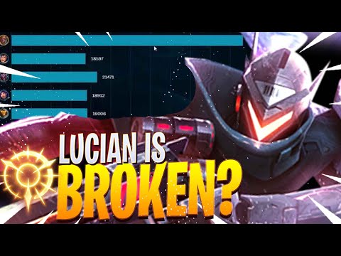 HOW IS THIS FAIR? LUCIAN IS ACTUALLY RIDICULOUS! 24 KILLS 100% CRIT LUCIAN SOLO CARRY 1V9 GAME