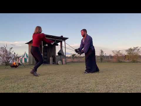 Katana vs Longsword | Fun Sparring
