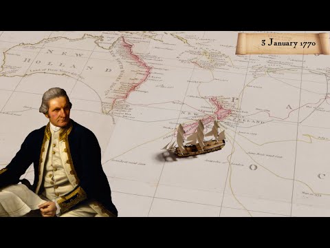 James Cook’s First Voyage Route