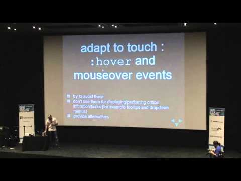 Responsive Web Design and touch devices