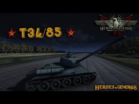 SOVIETS THREAT! - T34/85 Model 1944 - Heroes and Generals [HD]