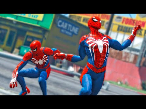 Homem Aranha vs Homem Aranha e outros bandidos! Ep 17 - GTA V
