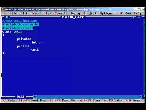 Object Declare Using Pointer In C Tamil