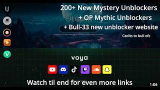 New Mystery Unblocker Websites Links - Unblocked Websites For School Chromebook 2026 new