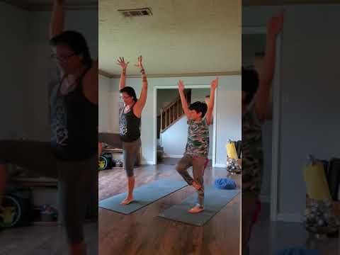 Kids Yoga aka Archer......searching for cats.