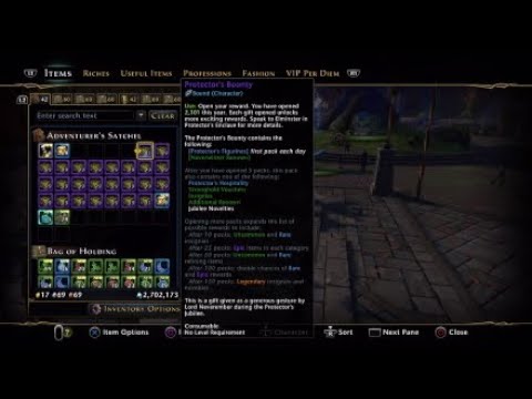 Neverwinter - Opening 3000+ Protector's Bounties/Spending 500K Renowned and Ranting