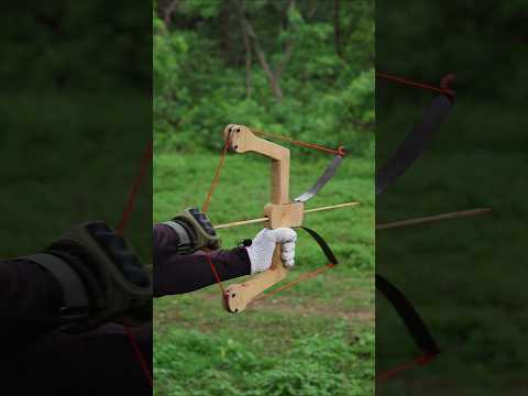 #Arrow With Bamboo With Saw Bow Slingshot #diy #craft #youtubeshorts #wood #bamboo