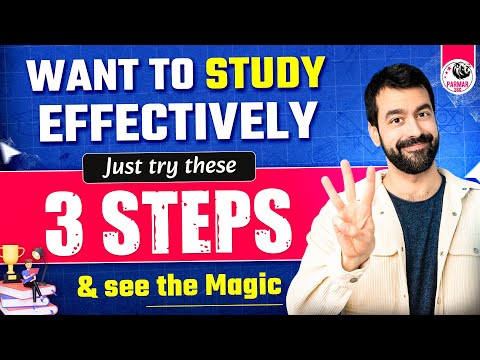 3 MAGIC STEPS TO STUDY EFFECTIVELY | BOOST YOUR PRODUCTIVITY INSTANTANEOUSLY