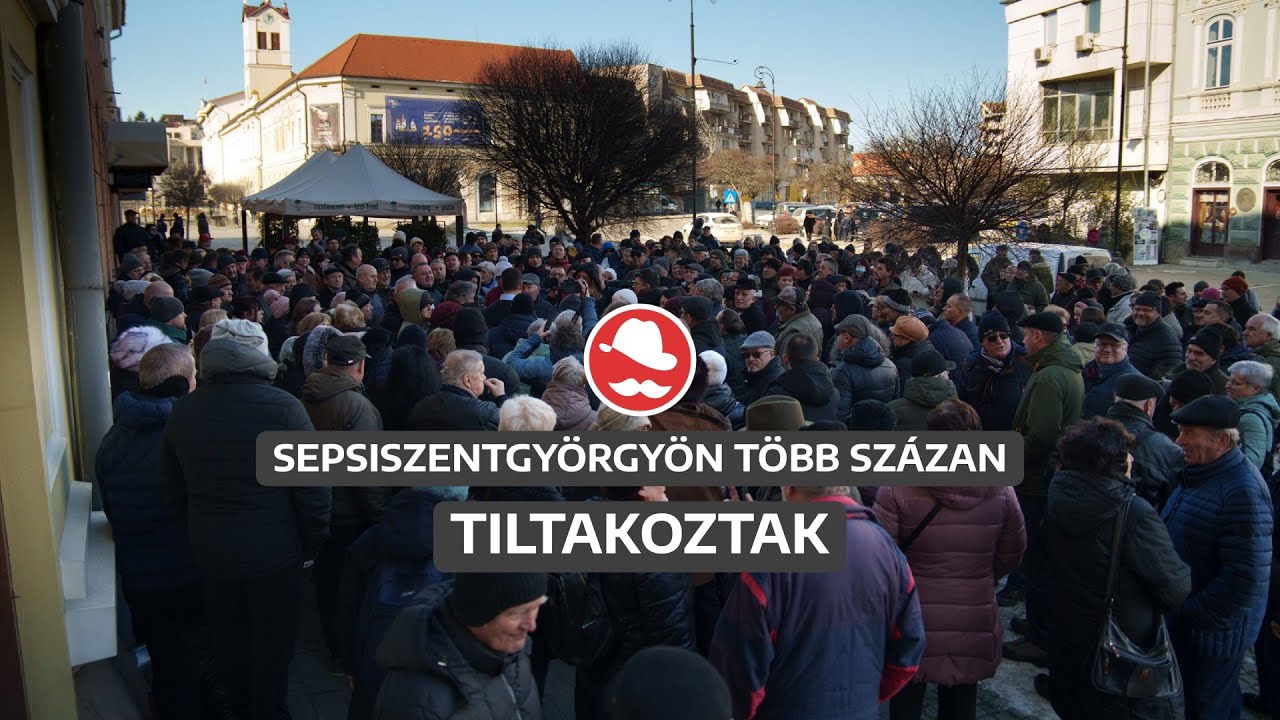 Üzentek a tiltakozók a sepsiszentgyörgyi városvezetésnek