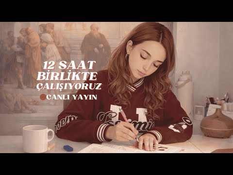 Birlikte Ders | Study With Me  • 120min study /30min break • Fireplace Sound/Şömine Sesi