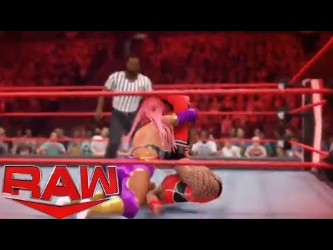WWE 2K22 RAW MITB QUALIFYING MATCH LANA VS EVA MARIE
