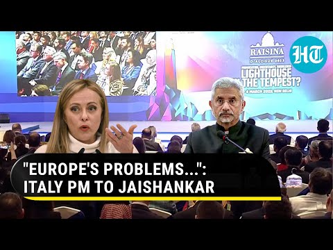 Italy PM responds to Jaishankar's 'European mindset' jibe over Russia-Ukraine war | Watch