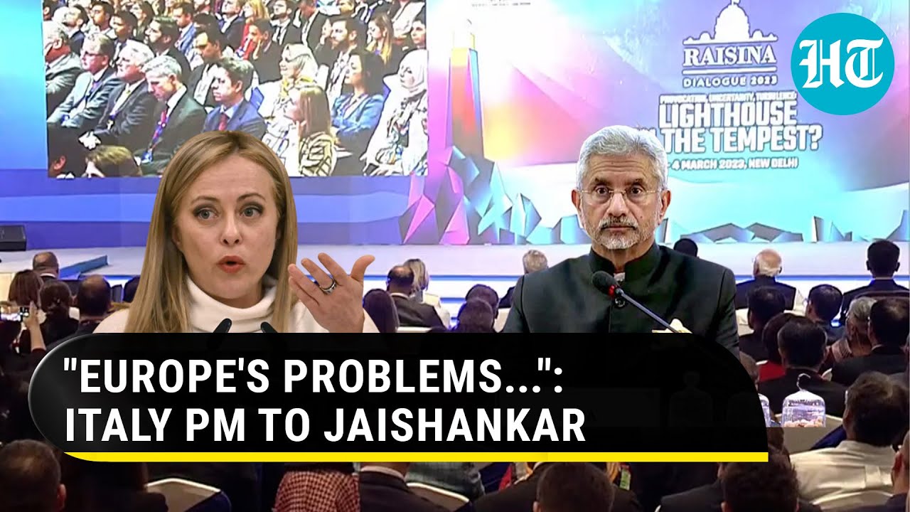 Italy PM responds to Jaishankar's 'European mindset' jibe over Russia-Ukraine war | Watch