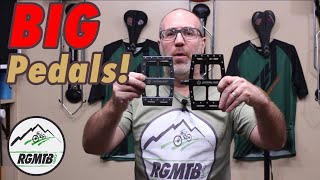 How big are these flat pedals | Extra Large Flat Pedals | Pedaling Innovations XL Flat Pedals