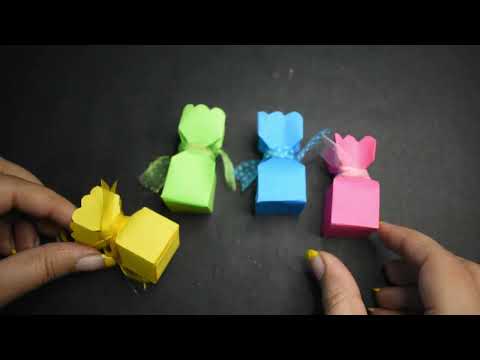 Mini Gift Box Craft ideas | Paper Toffee Gift Bags Origami | How to make Candy Chocolate Gift Box