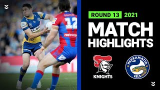 Knights v Eels Match Highlights | Round 13, 2021 | Telstra Premiership | NRL
