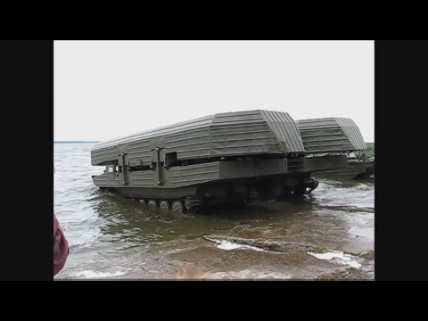 Amphibious vehicles - GSP 55 - Panzer ferry in action