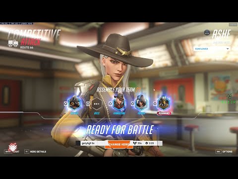 52 ELIMS! 19K DMG! GALE ASHE OVERWATCH 2 SEASON 13 TOP 500 GAMEPLAY