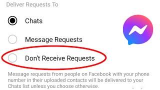How To Stop Receiving Message Request On Facebook Messenger