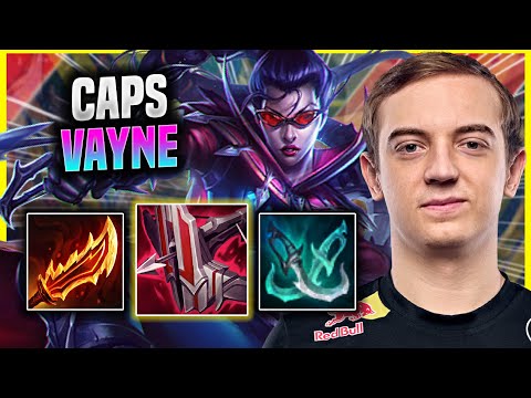 CAPS IS A GOD WITH VAYNE! - G2 Caps Plays Vayne TOP vs Riven! | Preseason 2022