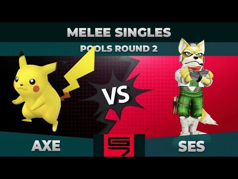Axe vs Ses - Melee Singles: Pools R2 Winners Quarterfinal - Genesis 7 | Pikachu vs Fox
