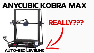 How to Manually Adjust the Anycubic Kobra Max Bed @ANYCUBIC3D