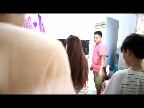 My Daughters birthday/singing and blowing cake/Widad@4