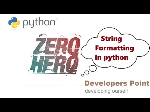 Python For Beginners From Zero To Hero String Formatting In Python
