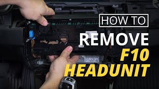 How to Remove Head Unit on BMW 5 Series F10