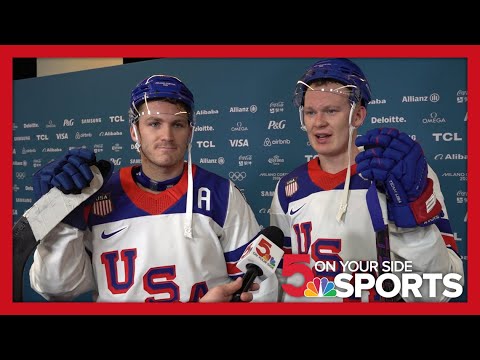 Matthew and Brady Tkachuk talk about US win over Latvia and have a message for St. Louis