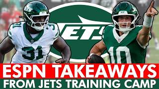 Jets News: ESPN Reveals Top Ten Takeaways From Jets Training Camp Ft. Cade Klubnik & David Bailey