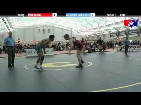 Will Keeter vs. Alexander Richardson at 2013 ASICS University Nationals - FS