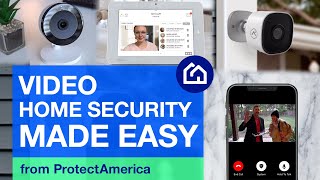 Video Home Security Made Easy with Alarm.com | #SkybellDoorbell #Secur