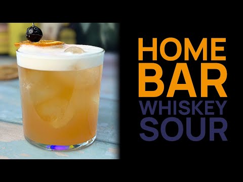 The WHISKEY SOUR - How to make it at Home without the fuss! And without Egg White!