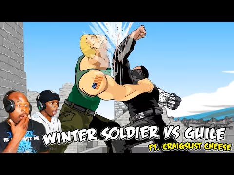 WINTER SOLDIER Vs. GUILE - Super Soldiers Clash REACTION Ft. Craigslist Cheese