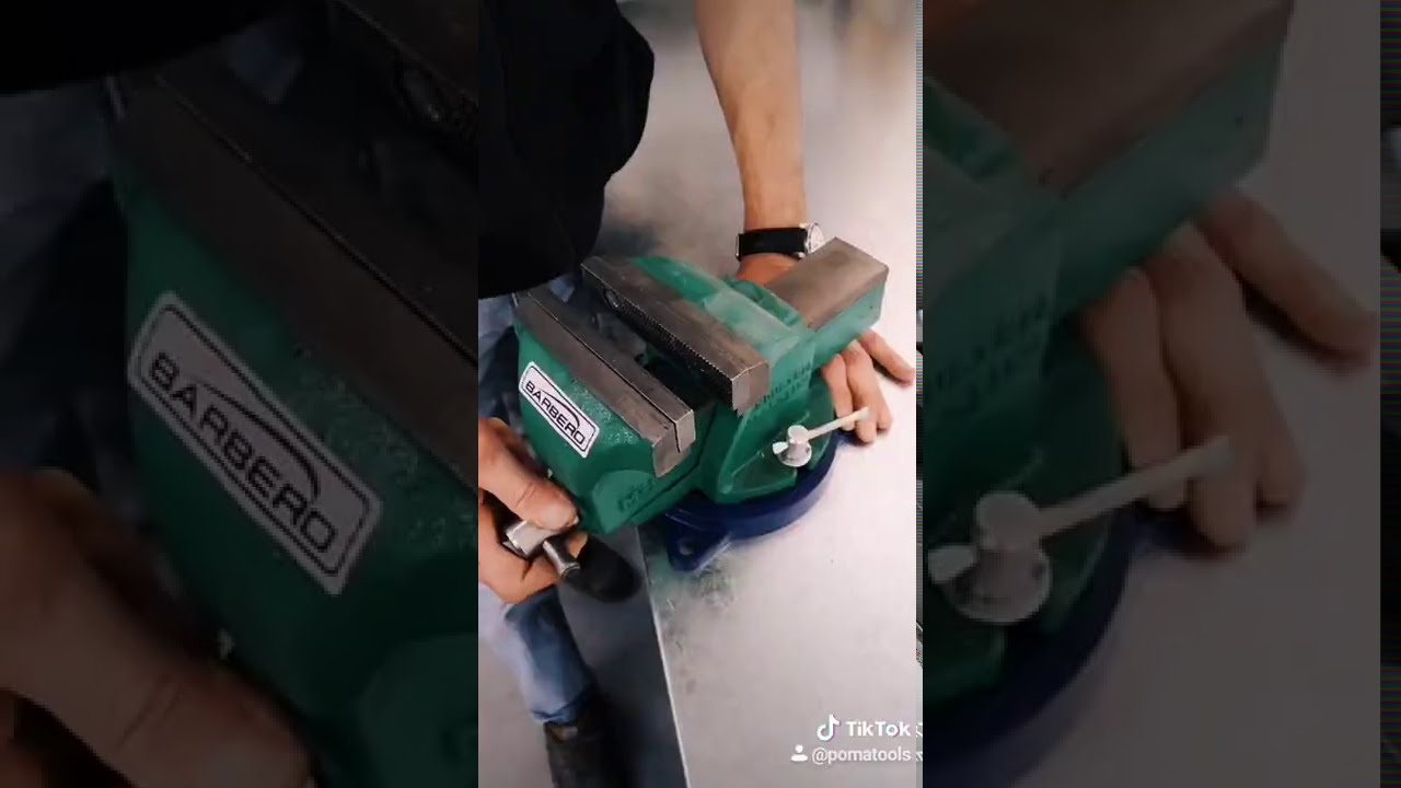 Base giratoria para morsa barbero modelo profesional y exportacion