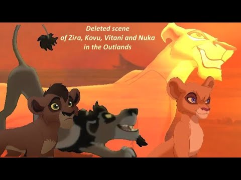 Deleted scene of Zira, Kovu, Vitani and Nuka in the Outlands (The Lion King 2)