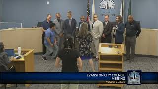 Evanston City Council Meeting 8-24-2026