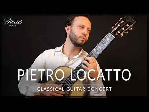 PIETRO LOCATTO - Online Guitar Concert | Chopin, Llobet, Turina, Scarlatti | Siccas Guitars
