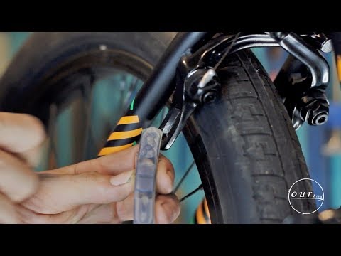 how to adjust bmx rear brakes