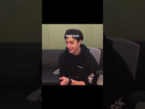 🗣”chan can you do an American accent?”  #straykids #kpop #shorts #viral #trending #funny #bangchan