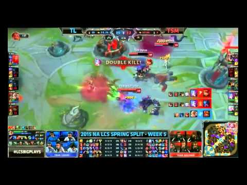 league of legends TL vs TSM wildturtle jinx penta kill