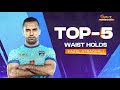 Fazel Atrachali S Top 5 Waist Holds In Pro Kabaddi League PKL Season 11