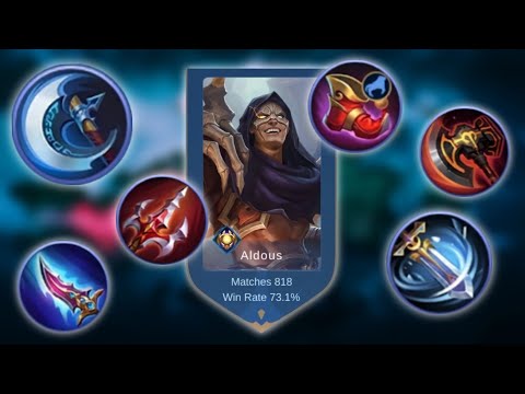 ALDOUS FULL DAMAGE ONE HIT HACK BUILD | ALDOUS BEST BUILD TIPS AND TRICKS TUTORIAL | ALDOUS MLBB