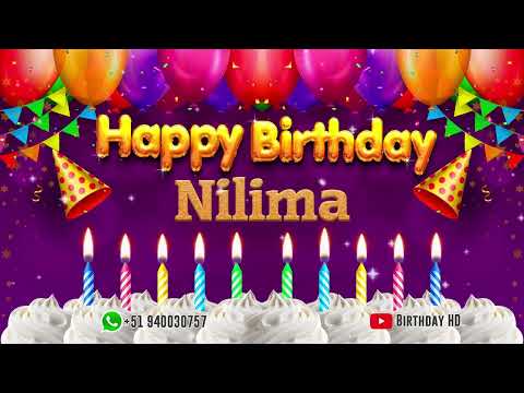 Nilima Happy birthday To You - Happy Birthday song name Nilima 🎁