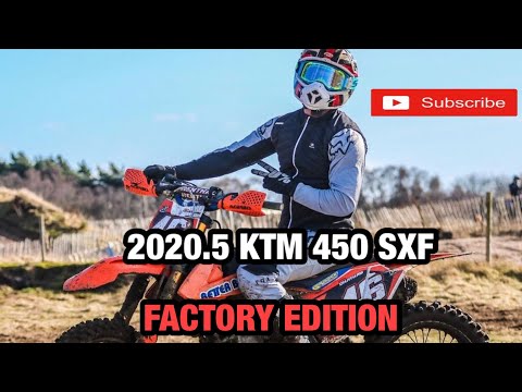 First ride on the Factory Edition 2020.5 KTM 450sxf Track tested